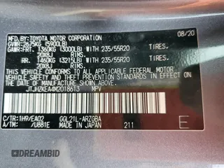 2021 Lexus RX 350L z VIN JTJHZKEA4M2018613, wystawiony jako Copart lot #89056175 z przebiegiem 40 592 mil mil oraz Nie do naprawy • Non repairable. Historia ofert i sprzedaży dostępna na DreamBid. Obrazek 13.