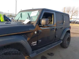 2020 Jeep Wrangler Unlimited Sport S with VIN 1C4HJXDG5LW170579, listed as a IAAI auction lot 41429548 with Not provided miles and . Bid and sale history available at DreamBid. Image 6.
