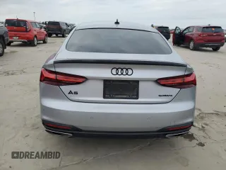 2023 Audi A5 Sportback Premium Plus with VIN WAUCBCF50PA049521, listed as a Copart auction lot 84673214 with 26,493 mi miles and Salvage Title. Bid and sale history available at carsss.com. Image 6.