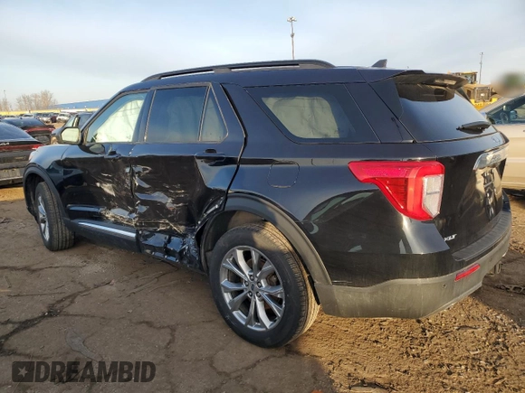 2023 Ford Explorer XLT with VIN 1FMSK8DH2PGA15288, listed as a Copart auction lot 48881495 with 29,235 mi miles and Clean Title. Bid and sale history available at carsss.com. Image 2.