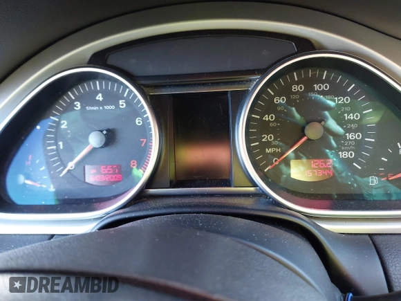 2009 Audi Q7 with VIN WA1AY74L69D002880, listed as a IAAI auction lot 41416826 with 157,344 mi miles. Bid and sale history available at carsss.com. Image 7.