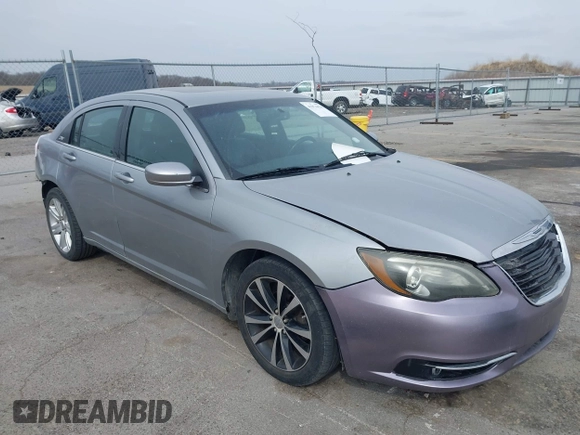 2014 Chrysler 200 Limited with VIN 1C3CCBCG6EN136043, listed as a IAAI auction lot 41974434 with 169,184 mi miles. Bid and sale history available at carsss.com. Image 1.