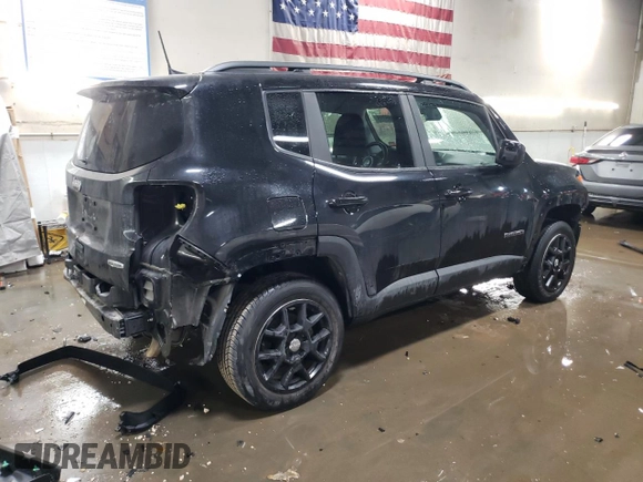 2020 Jeep Renegade Latitude with VIN ZACNJBBB4LPL11360, listed as a Copart auction lot 45865725 with 16,656 mi miles and Salvage title. Bid and sale history available at DreamBid. Image 3.