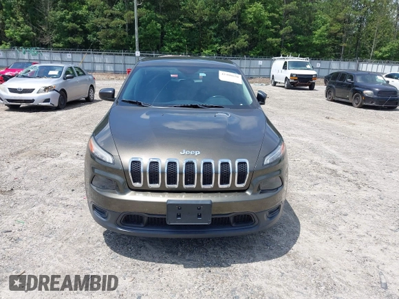 2015 Jeep Cherokee Sport with VIN 1C4PJLAB0FW660722, listed as a IAAI auction lot 42480650 with 272,396 mi miles and . Bid and sale history available at DreamBid. Image 6.
