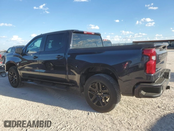 2022 Chevrolet Silverado 1500 Custom with VIN 1GCPABEK7NZ633597, listed as a Copart auction lot 77459134 with 31,487 mi miles and Salvage Title. Bid and sale history available at DreamBid. Image 2.
