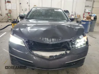 2015 Acura TLX with VIN 19UUB1F39FA010534, listed as a Copart auction lot 86807704 with 132,376 mi miles and Salvage title. Bid and sale history available at DreamBid. Image 5.