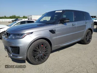 2021 Land Rover Range Rover Sport HSE Dynamic with VIN SALWR2SE2MA770665, listed as a Copart auction lot 54394605 with 27,284 mi miles and Salvage title. Bid and sale history available at DreamBid. Image 1.