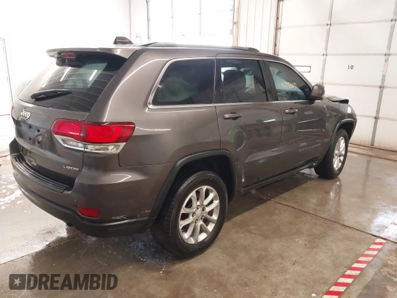 2021 Jeep Grand Cherokee Laredo X with VIN 1C4RJEAG4MC713856, listed as a IAAI auction lot 42446805 with 105,611 mi miles and . Bid and sale history available at DreamBid. Image 4.