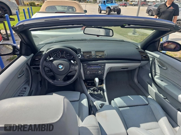 2009 BMW 1 Series 135i with VIN WBAUN93569VK41024, listed as a Copart auction lot 55591965 with 127,205 mi miles and Clean Title. Bid and sale history available at DreamBid. Image 9.