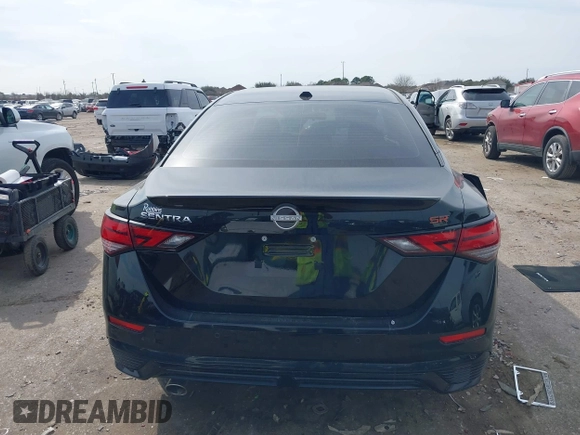 2025 Nissan Sentra SR with VIN 3N1AB8DV9SY222356, listed as a IAAI auction lot 41692346 with 948 mi miles and . Bid and sale history available at DreamBid. Image 16.
