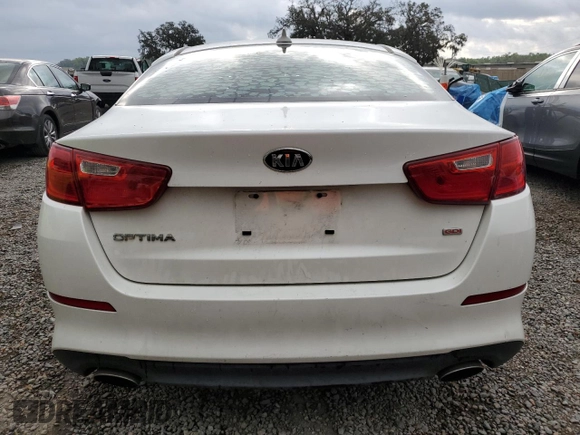2015 Kia Optima LX with VIN KNAGM4A77F5555249, listed as a Copart auction lot 48341055 with 143,028 mi miles and Non Repairable. Bid and sale history available at carsss.com. Image 6.
