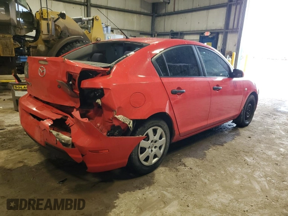 2008 Mazda Mazda3 i Touring Value with VIN JM1BK32F581811823, listed as a Copart auction lot 46530075 with 103,442 mi miles and Salvage Title. Bid and sale history available at carsss.com. Image 3.