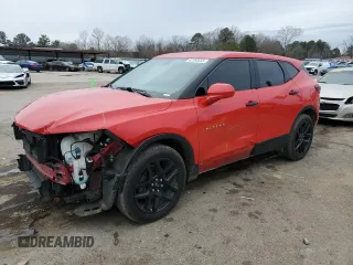 2020 Chevrolet Blazer LT with VIN 3GNKBCR46LS667864, listed as a Copart auction lot 42393635 with 92,756 mi miles and Salvage title. Bid and sale history available at DreamBid. Image 1.