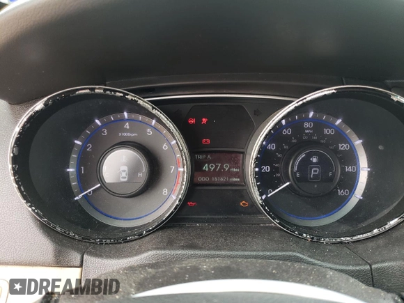 2014 Hyundai Sonata GLS with VIN 5NPEB4AC2EH909741, listed as a Copart auction lot 55520215 with 151,621 mi miles and Clean Title. Bid and sale history available at carsss.com. Image 9.