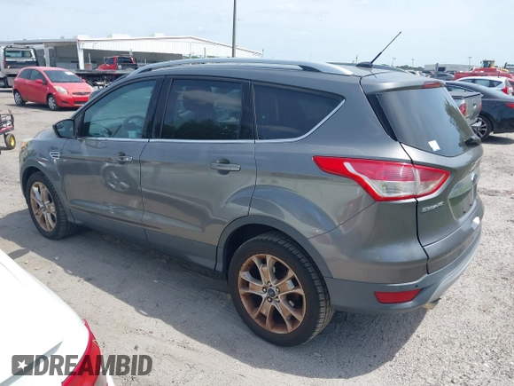 2014 Ford Escape Titanium with VIN 1FMCU0JX9EUE35382, listed as a IAAI auction lot 42085453 with 162,701 mi miles. Bid and sale history available at carsss.com. Image 3.