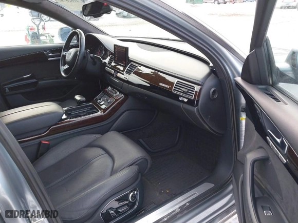 2012 Audi A8 L with VIN WAURVAFD8CN017206, listed as a IAAI auction lot 41626707 with 138,922 mi miles. Bid and sale history available at carsss.com. Image 5.