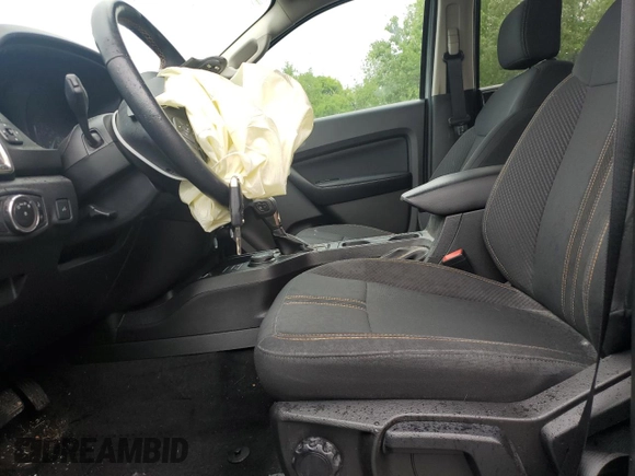 2023 Ford Ranger XL with VIN 1FTER4FH7PLE03501, listed as a Copart auction lot 59953735 with 16,161 mi miles and Salvage title. Bid and sale history available at DreamBid. Image 7.