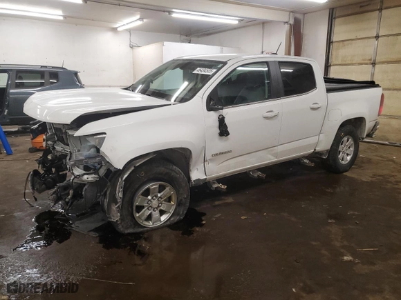 2020 Chevrolet Colorado 4WD Work Truck with VIN 1GCGTBENXL1242427, listed as a Copart auction lot 46434505 with 63,453 mi miles and Salvage Title. Bid and sale history available at carsss.com. Image 1.