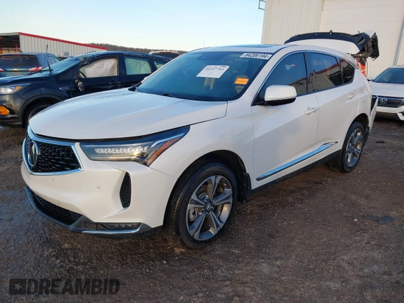 2023 Acura RDX w/Advance Package with VIN 5J8TC2H78PL003286, listed as a IAAI auction lot 41237761 with 13,748 mi miles. Bid and sale history available at carsss.com. Image 17.