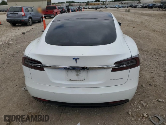 2020 Tesla Model S Long Range with VIN 5YJSA1E2XLF403088, listed as a Copart auction lot 64662604 with Not Provided miles and Salvage Title. Bid and sale history available at DreamBid. Image 6.