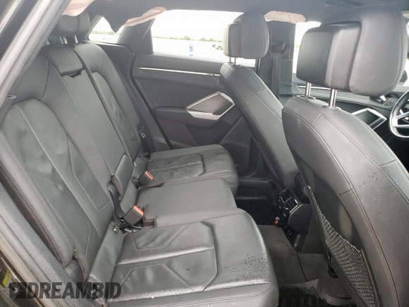 2022 Audi Q3 Premium with VIN WA1AUCF31N1121658, listed as a Copart auction lot 58753395 with 75,087 mi miles and Salvage title. Bid and sale history available at DreamBid. Image 11.