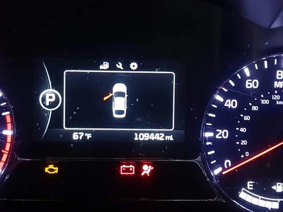 2015 Kia Optima SX with VIN 5XXGR4A74FG487895, listed as a IAAI auction lot 42111045 with 109,442 mi miles and . Bid and sale history available at DreamBid. Image 15.