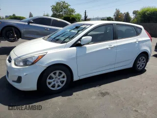 2015 Hyundai Accent GS with VIN KMHCT5AE9FU206751, listed as a Copart auction lot 55360365 with 218,611 mi miles and Clean Title. Bid and sale history available at carsss.com. Image 1.