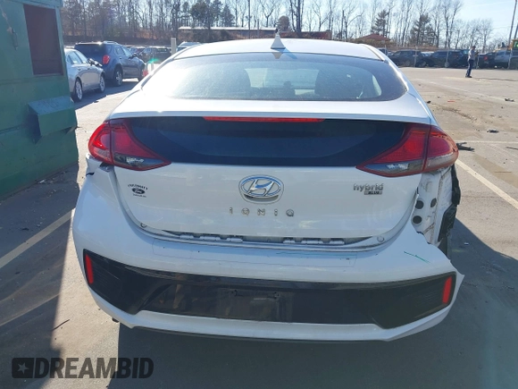 2019 Hyundai Ioniq Blue with VIN KMHC65LC2KU119660, listed as a IAAI auction lot 41710680 with 123,480 mi miles and . Bid and sale history available at DreamBid. Image 16.
