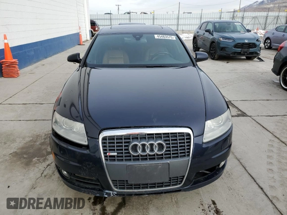 2008 Audi A6 with VIN WAUDV74F68N157537, listed as a Copart auction lot 45483575 with 126,194 mi miles and Salvage Title. Bid and sale history available at carsss.com. Image 5.