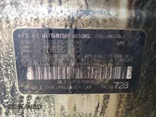 2021 Mitsubishi Mirage ES with VIN ML32AUHJ0MH009267, listed as a Copart auction lot 47106695 with Not provided miles and Salvage title. Bid and sale history available at DreamBid. Image 12.