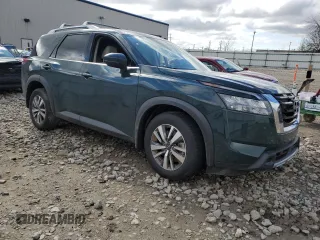 2025 Nissan Pathfinder SL with VIN 5N1DR3CC8SC222068, listed as a Copart auction lot 55463185 with 1,928 mi miles and Clean title. Bid and sale history available at DreamBid. Image 4.