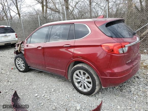 2017 Buick Envision Essence with VIN LRBFXDSAXHD075357, listed as a Copart auction lot 46142955 with 57,796 mi miles and Salvage Title. Bid and sale history available at carsss.com. Image 2.
