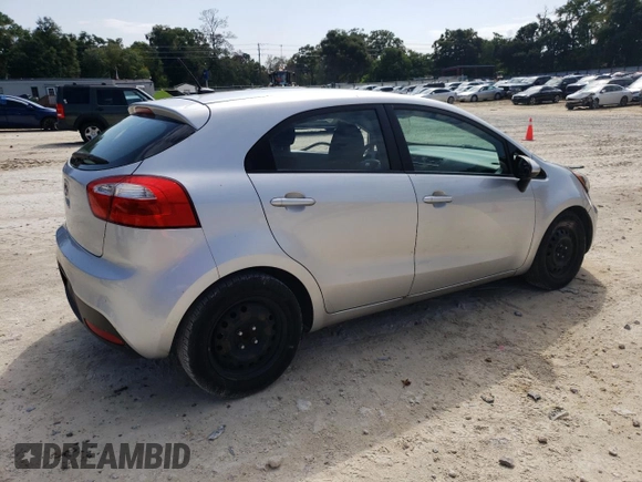 2012 Kia Rio LX with VIN KNADM5A34C6013635, listed as a Copart auction lot 72400254 with 172,943 mi miles and Salvage Title. Bid and sale history available at carsss.com. Image 3.