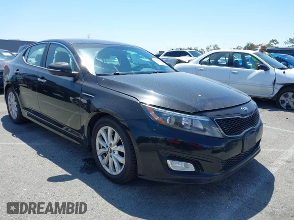 2015 Kia Optima LX with VIN KNAGM4A7XF5615069, listed as a IAAI auction lot 42234624 with 174,078 mi miles and . Bid and sale history available at DreamBid. Image 1.