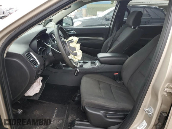 2014 Dodge Durango SXT with VIN 1C4RDHAG6EC412645, listed as a Copart auction lot 60698375 with 164,236 mi miles and Salvage title. Bid and sale history available at DreamBid. Image 7.