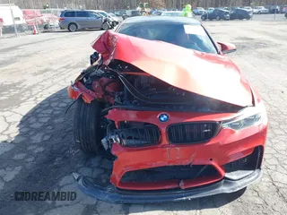 2015 BMW M4 with VIN WBS3R9C54FK329689, listed as a IAAI auction lot 41776061 with Not Provided miles. Bid and sale history available at carsss.com. Image 6.