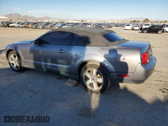 2006 Ford Mustang Standard with VIN 1ZVFT84N565105356, listed as a Copart auction lot 46710375 with 206,472 mi miles and Salvage Title. Bid and sale history available at carsss.com. Image 2.