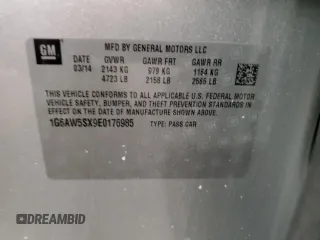 2014 Cadillac CTS AWD z VIN 1G6AW5SX9E0176985, wystawiony jako Copart lot #45111495 z przebiegiem 50 050 mil mil oraz Szkoda całkowita • Salvage title. Historia ofert i sprzedaży dostępna na DreamBid. Obrazek 14.