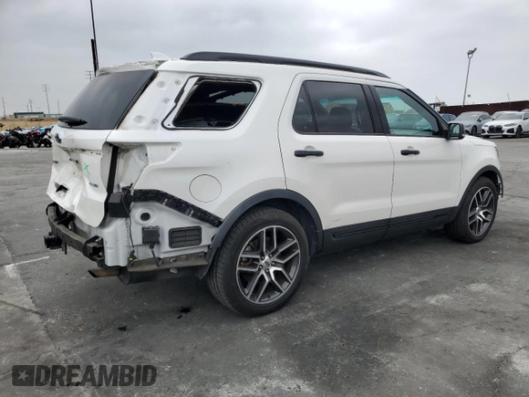 2016 Ford Explorer Sport with VIN 1FM5K8GT7GGD28317, listed as a Copart auction lot 55610145 with 156,532 mi miles and Salvage Title. Bid and sale history available at DreamBid. Image 3.
