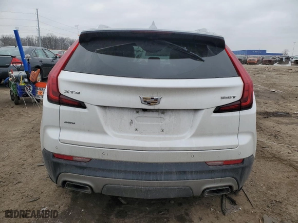 2020 Cadillac XT4 AWD Premium Luxury with VIN 1GYFZDR49LF089527, listed as a Copart auction lot 43846805 with 55,408 mi miles and Non Repairable. Bid and sale history available at carsss.com. Image 6.