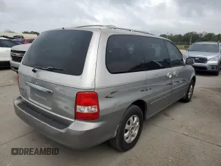 2004 Kia Sedona LX with VIN KNDUP131446570061, listed as a Copart auction lot 74222344 with 0 mi miles and Salvage Title. Bid and sale history available at carsss.com. Image 3.