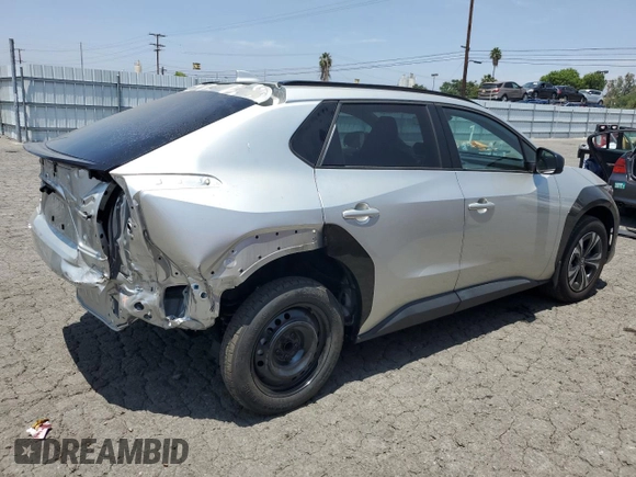 2024 Toyota bZ4X XLE with VIN JTMAAAAA1RA044367, listed as a Copart auction lot 59583075 with 10,890 mi miles and Salvage title. Bid and sale history available at DreamBid. Image 3.