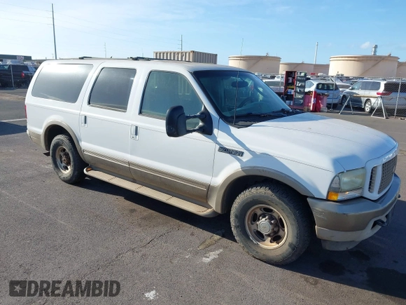 2003 Ford Excursion with VIN 1FMNU44SX3EA91794, listed as a IAAI auction lot 42533962 with 139,785 mi miles and . Bid and sale history available at DreamBid. Image 1.