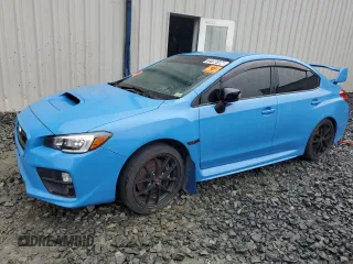 2016 Subaru WRX STI Series.HyperBlue with VIN JF1VA2U66G9813853, listed as a Copart auction lot 72706104 with 56,898 mi miles and Clean title. Bid and sale history available at DreamBid. Image 1.