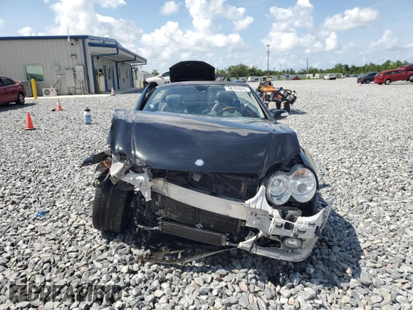 2007 Mercedes-Benz SL with VIN WDBSK77F27F117199, listed as a Copart auction lot 58724645 with 75,648 mi miles and Salvage title. Bid and sale history available at DreamBid. Image 5.