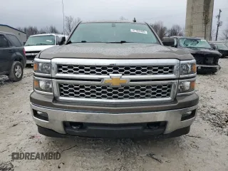 2015 Chevrolet Silverado 1500 LT with VIN 1GCUKREC5FF202602, listed as a Copart auction lot 48587875 with 160,056 mi miles and Clean Title. Bid and sale history available at DreamBid. Image 5.