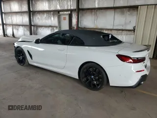 2019 BMW 8 Series M850i xDrive with VIN WBAFY4C53KBX39806, listed as a Copart auction lot 52858694 with 0 mi miles. Bid and sale history available at carsss.com. Image 2.