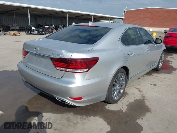 2017 Lexus LS with VIN JTHBL5EF8H5144547, listed as a IAAI auction lot 41098437 with 86,032 mi miles. Bid and sale history available at carsss.com. Image 4.