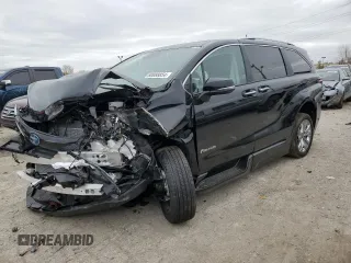 2023 Toyota Sienna Platinum z VIN 5TDERKEC6PS175340, wystawiony jako Copart lot #57083465 z przebiegiem Nie podano mil oraz Szkoda całkowita • Salvage title. Historia ofert i sprzedaży dostępna na DreamBid. Obrazek 1.