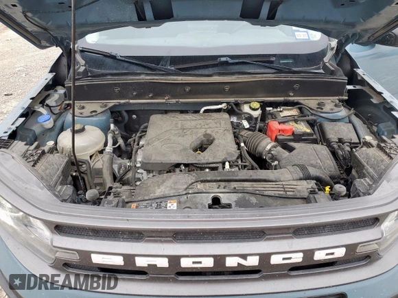 2021 Ford Bronco Sport Big Bend with VIN 3FMCR9B65MRA16267, listed as a Copart auction lot 58597815 with 85,522 mi miles and Clean title. Bid and sale history available at DreamBid. Image 12.